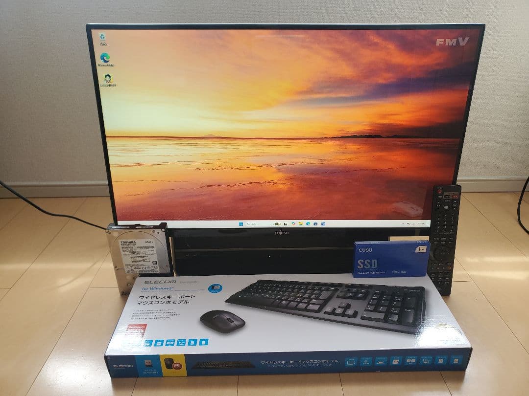 富士通FMV/i7-7700HQ/M.2SSD1TB/32GB/BD/DVDS