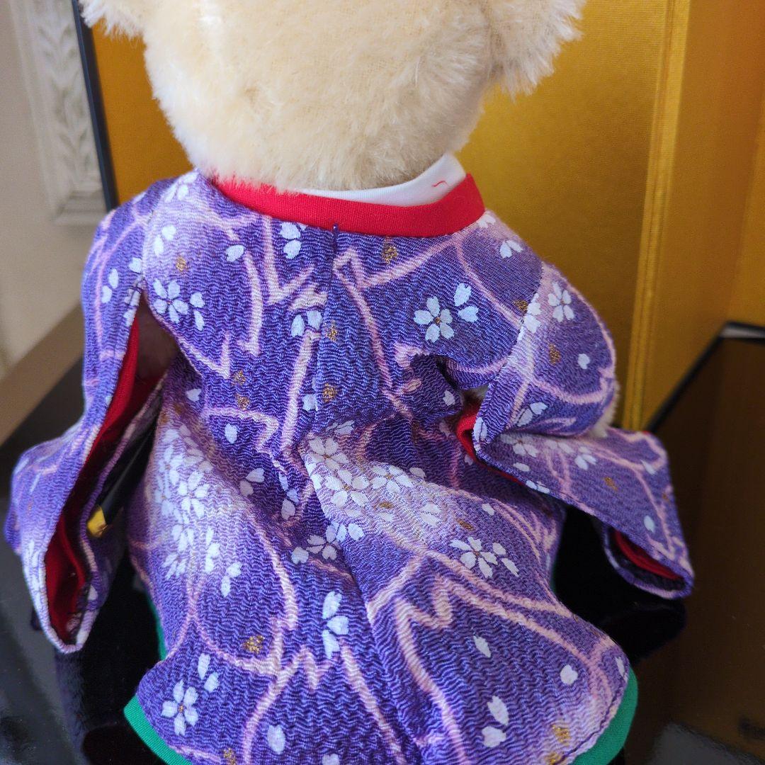 シュタイフひな人形テディベア シリアルナンバー入り 2015