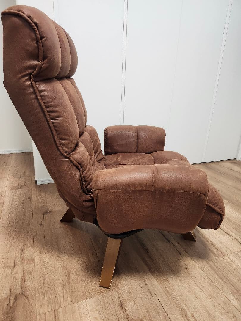 リクライニングチェア ブラウン