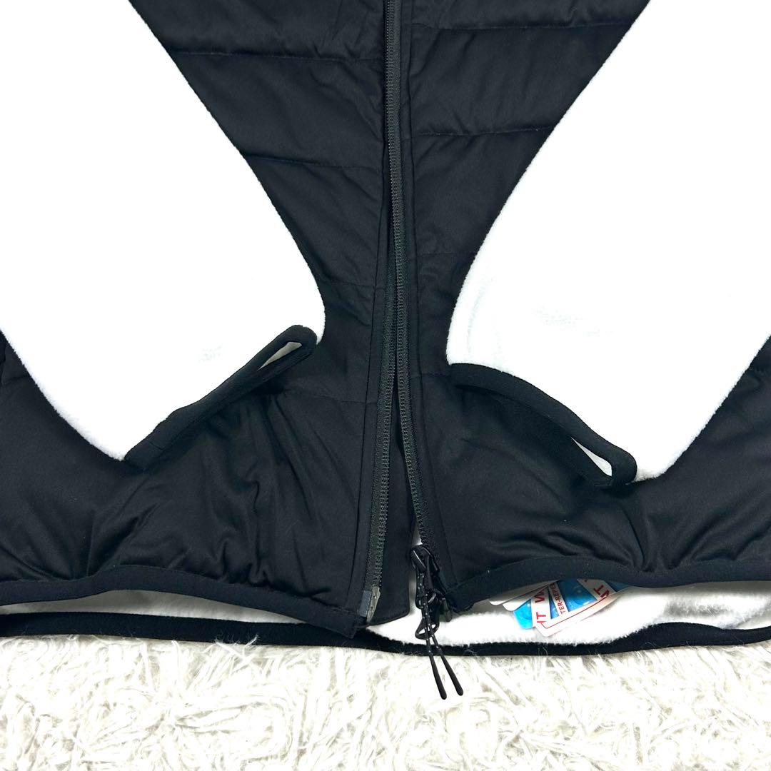 新品 キャロウェイ 中綿 フリース ブルゾン スターストレッチ 白黒 L ゴルフ