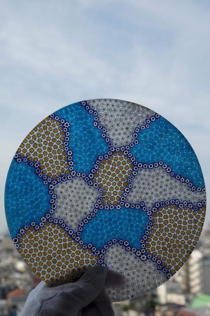 ベネチアガラス プレート ミルフォオリ ムリーニ 作家 検/エルコーレモレッティ