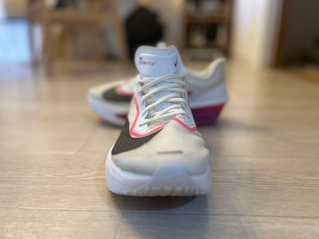 Nike Zoom Fly 6 サイズ27.5cm ホワイト/ブラック/ピンク