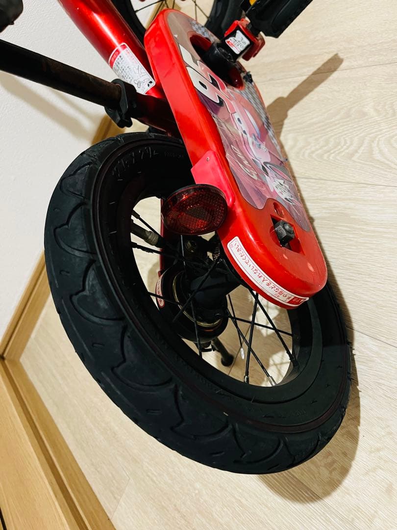 カーズ 変身バイク d-bike じてんしゃデビュー 2in1 2way 赤