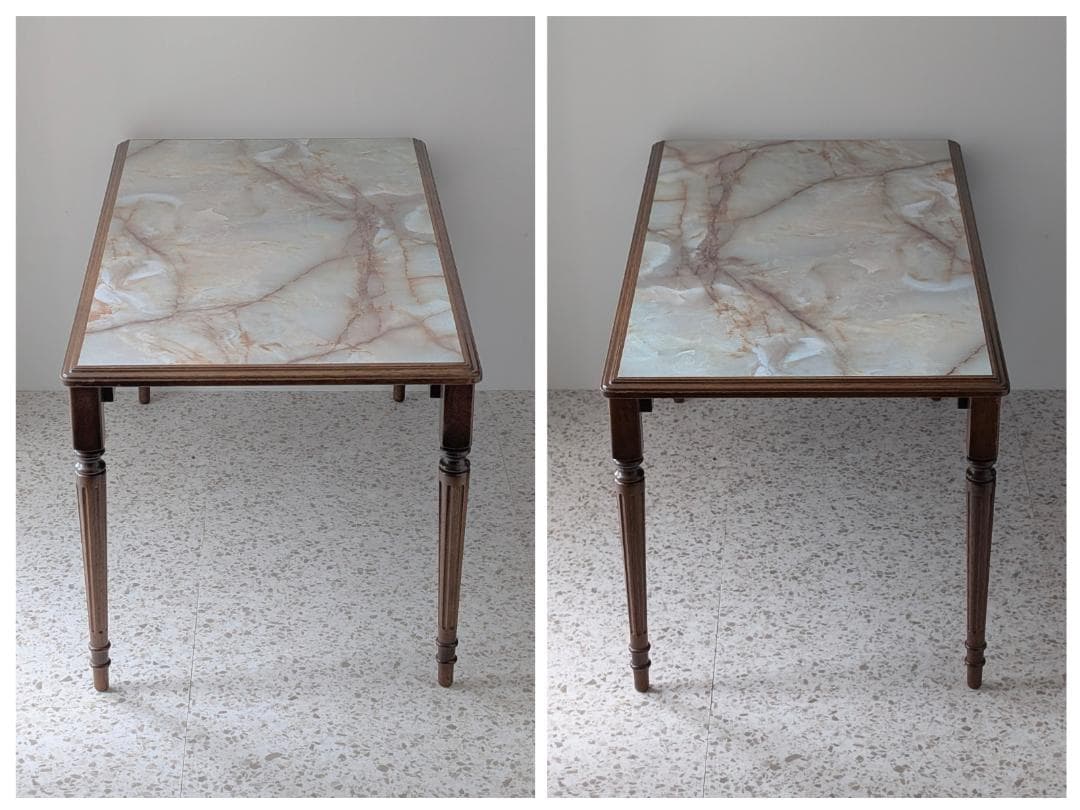 50-70s ビンテージ マルニ 大理石柄 テーブル ミッドセンチュリー 希少