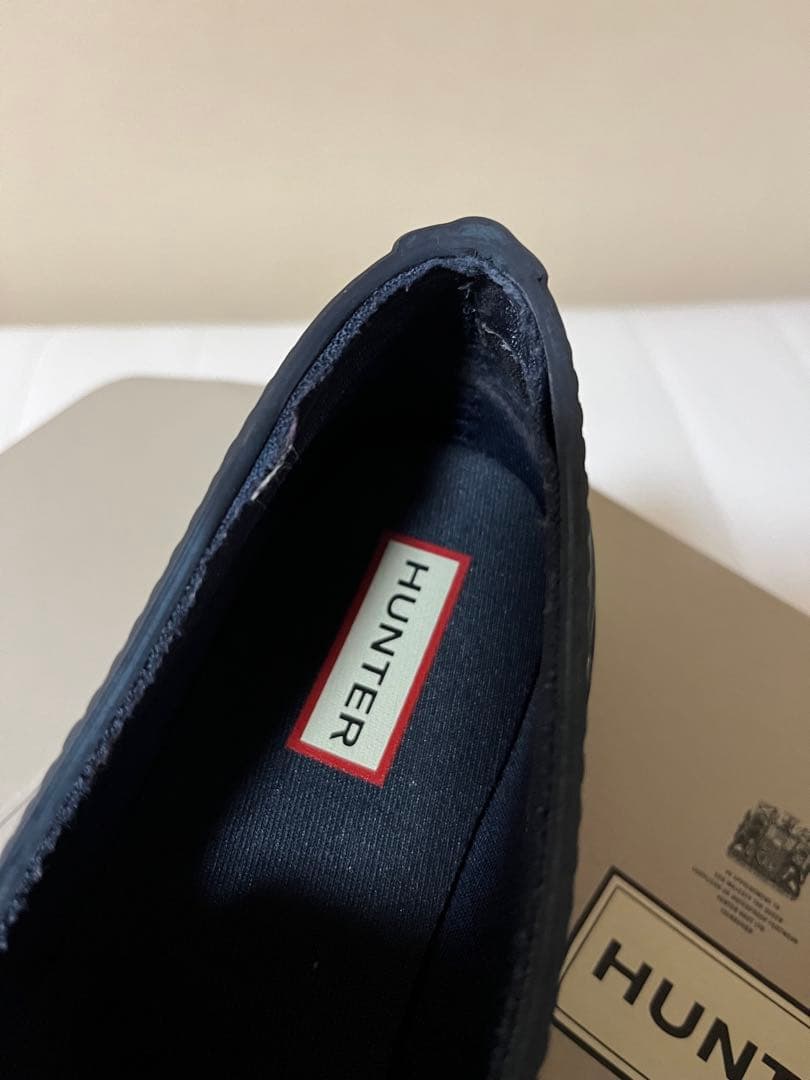 Hunter ローファーレインブーツ　UK5