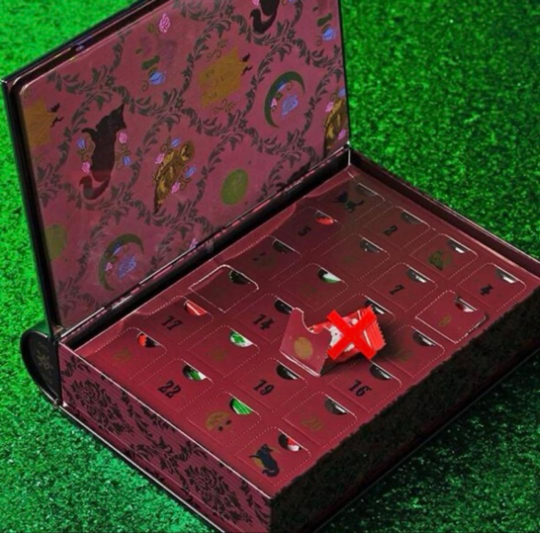 販売終了品❤︎新品❤︎カルディ❤︎魔法辞書カレンダー缶❤︎魔法辞書クッキー缶