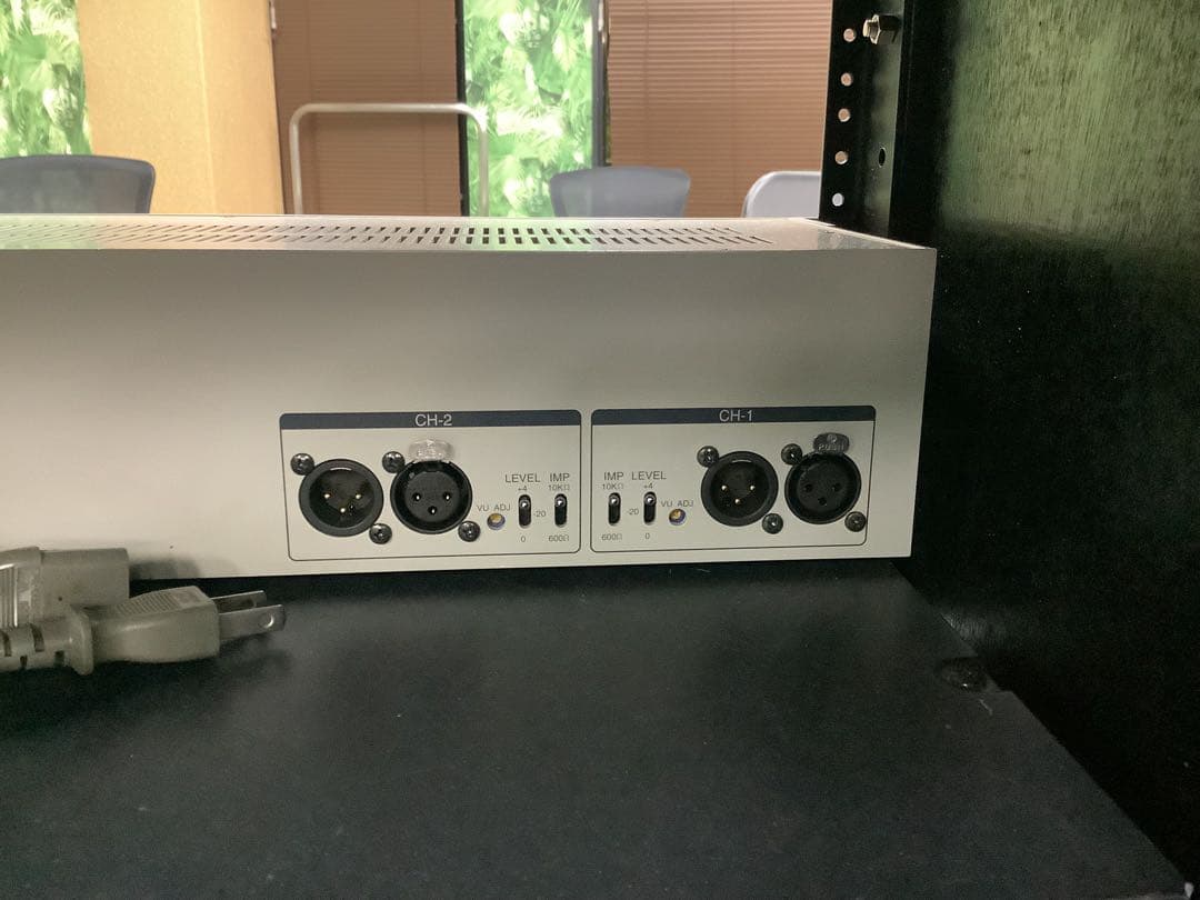 YAMAHAアナログミキサーMV800 VU メーター 6uラックのset