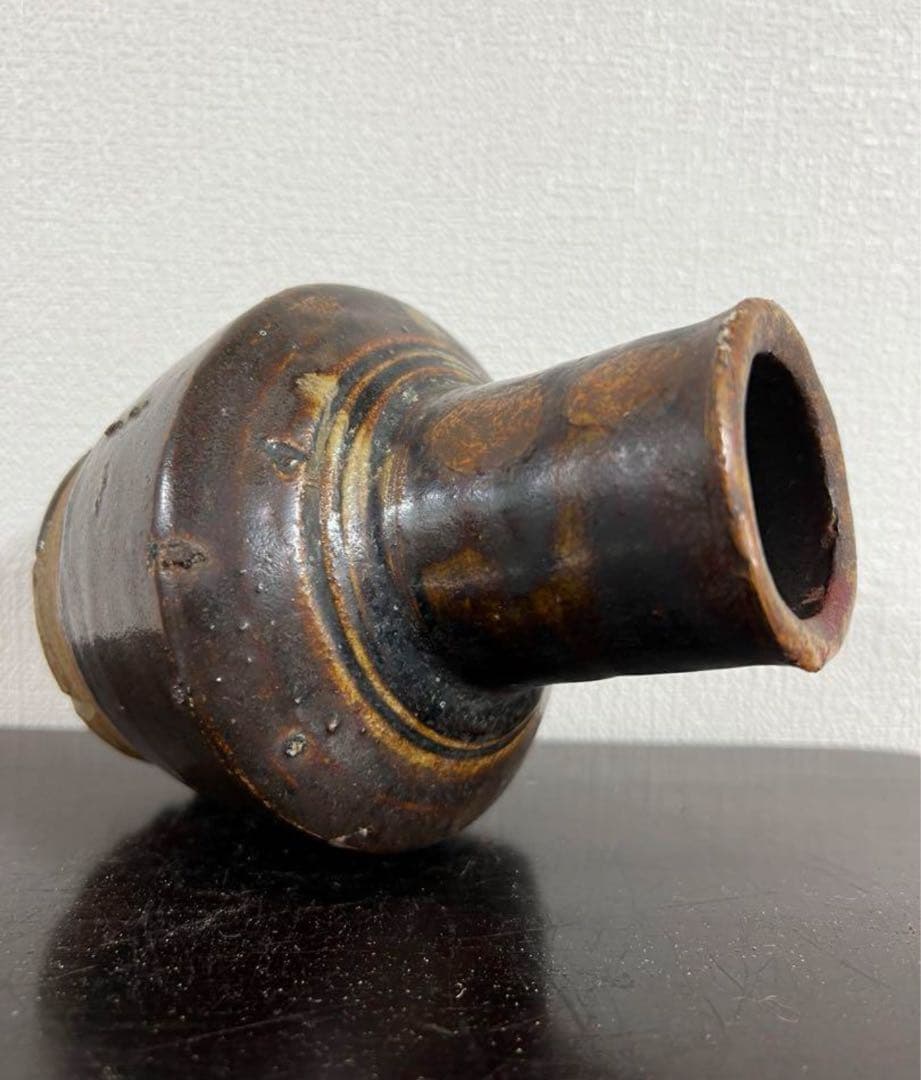 中国古美術/宋時代黒釉花瓶/コレクションの整理品です