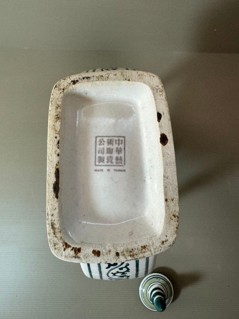 2714 中国骨董　花鳥文　壷　時代物