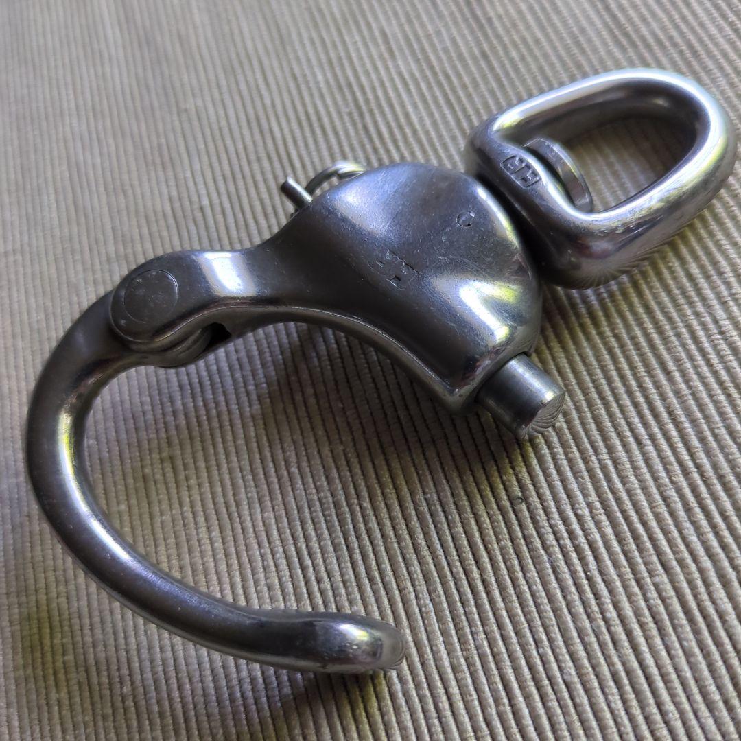 WICHARD ステンレス スイブル・スナップシャックル キーホルダー