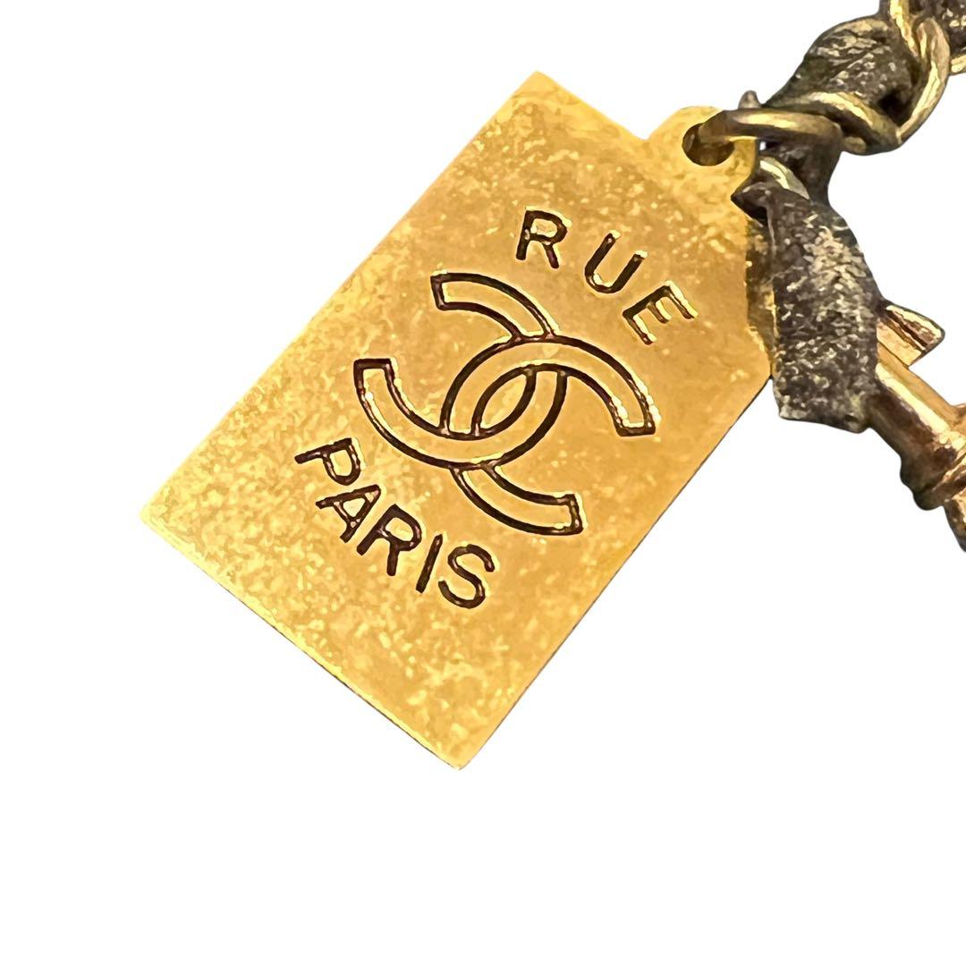 希少品✨シャネル ヴィンテージ チェーンベルト ゴールドプレート ココマーク