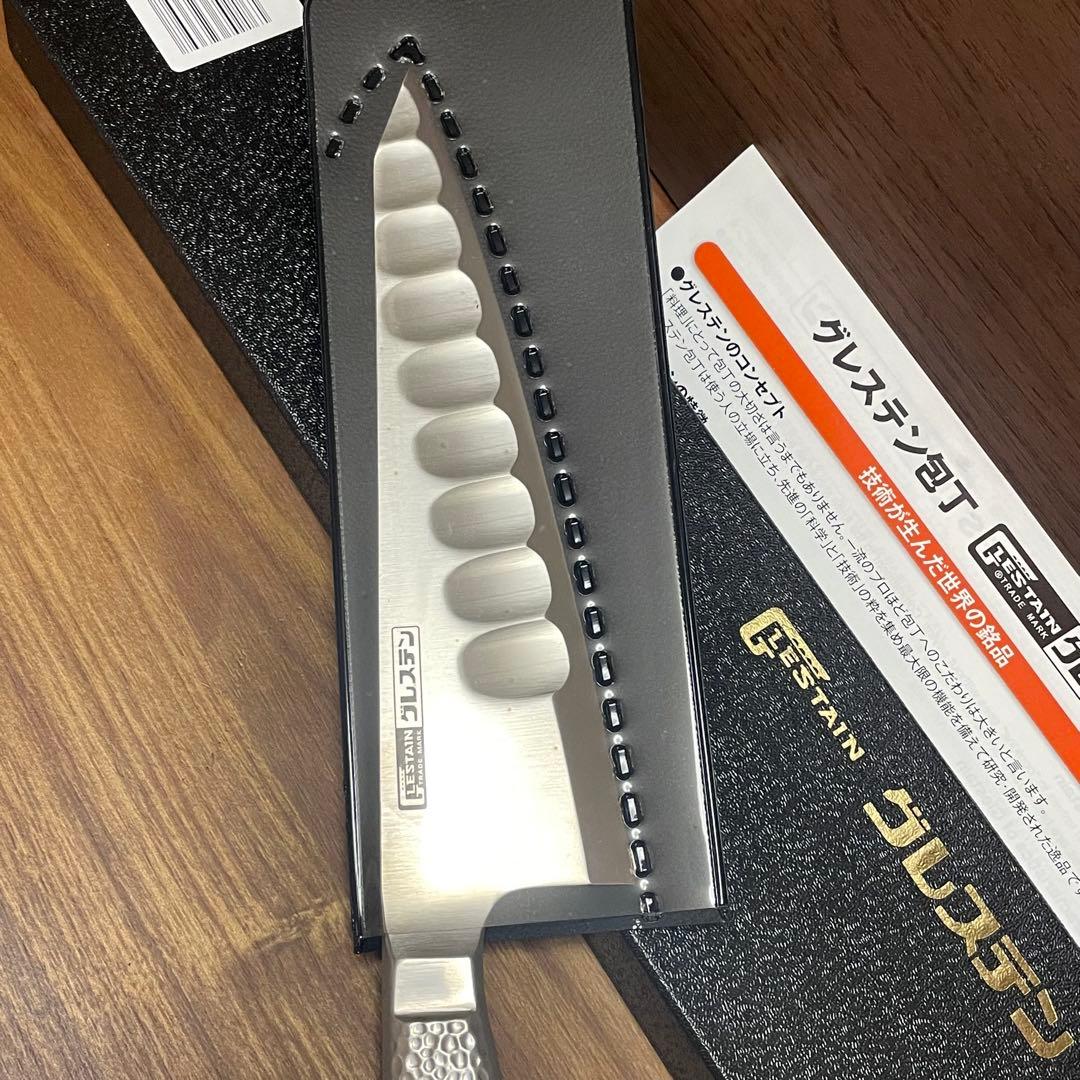 グレステン 包丁 420TM ガラスキ 箱付 美品