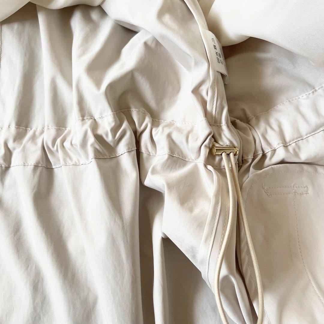 未使用級 アナイ ブライトツイルライナー付モッズコート オフ白 2024✨ 38