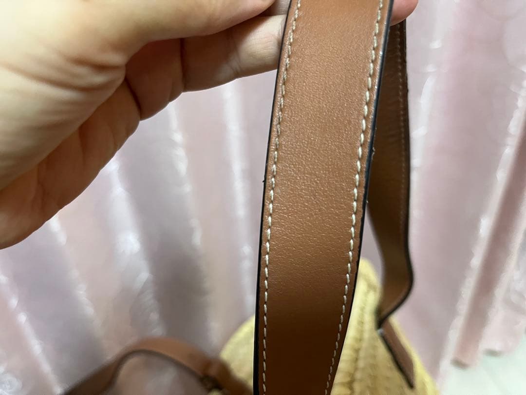 ロエベ　LOEWE カゴバック　ミディアム　美品　保存袋＆ショッパーあり