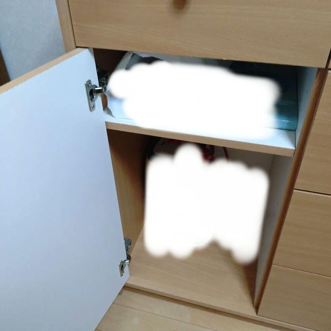 ナチュラルウッド 6引き出しチェスト