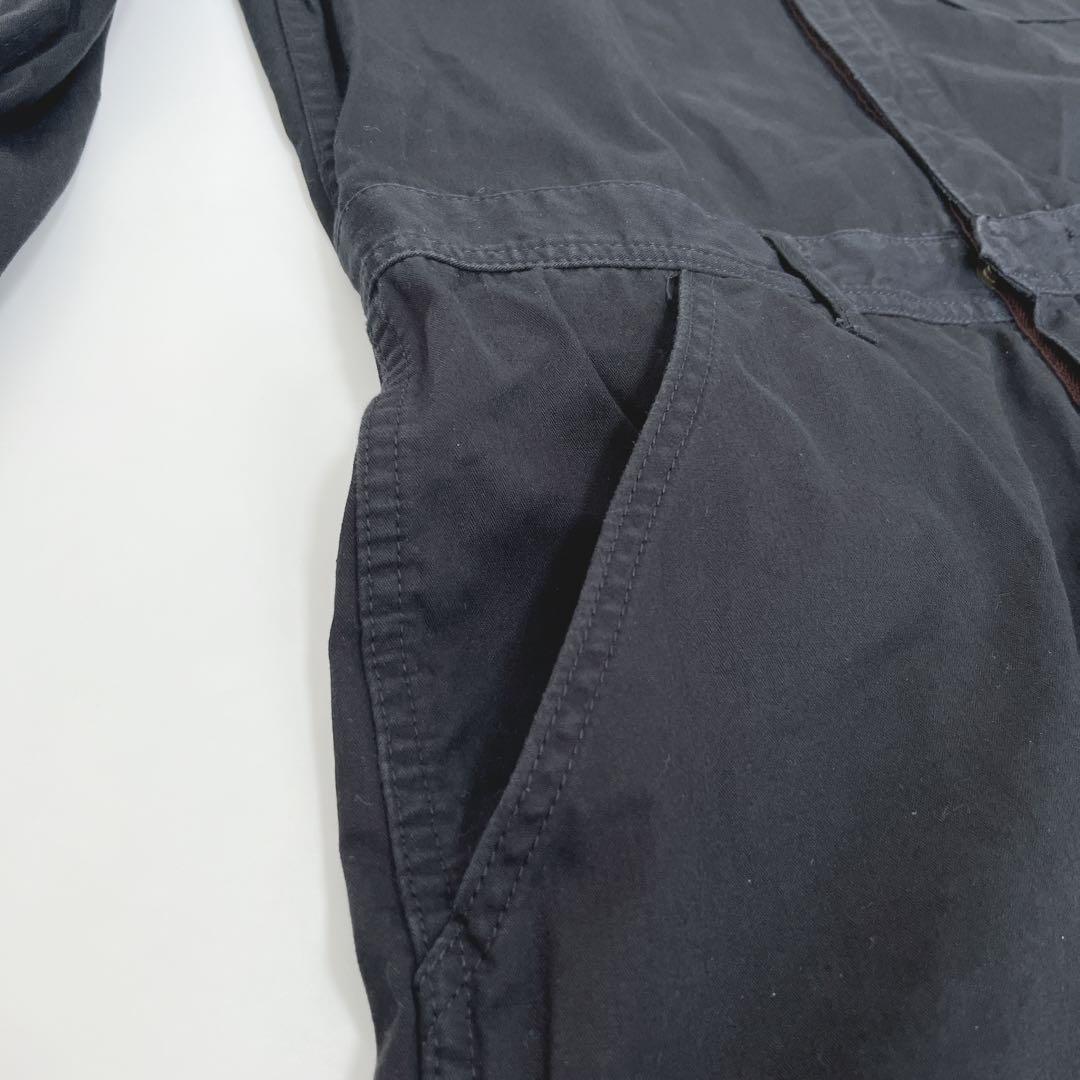 CUNEキューン うさぎプリント つなぎ オールインワン ブラック 2