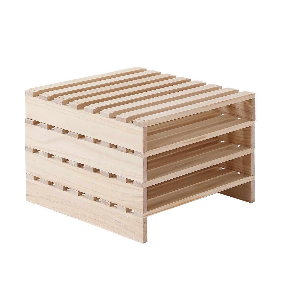 【新品】パレットベッド 50*50cm 12枚 コンセント付 組み換え自由