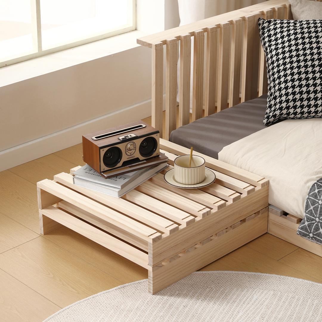 【新品】パレットベッド 50*50cm 12枚 コンセント付 組み換え自由