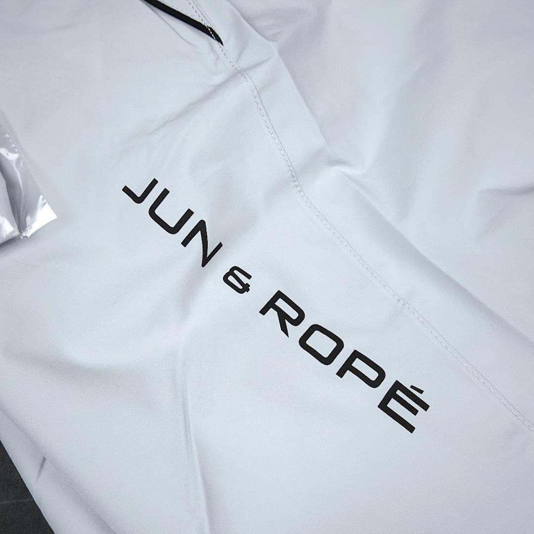 JUN&ROPE 【防水】【透湿】【耐水】ゴルフ レインウェア L ライトグレー