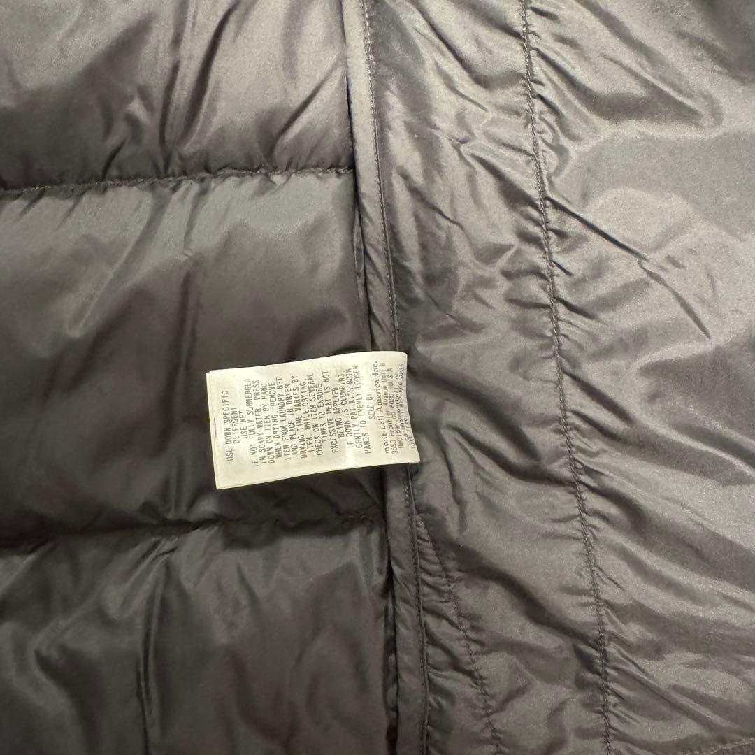 montbell パーマフロスト ライトダウンパーカ M ブラック 2025AW