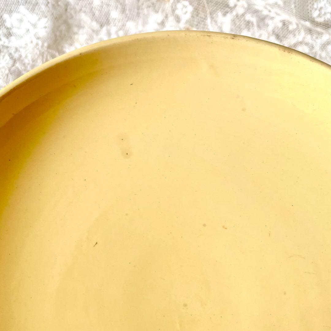 サルグミンヌ　コンポティエ　クリームイエロー　フランスアンティーク