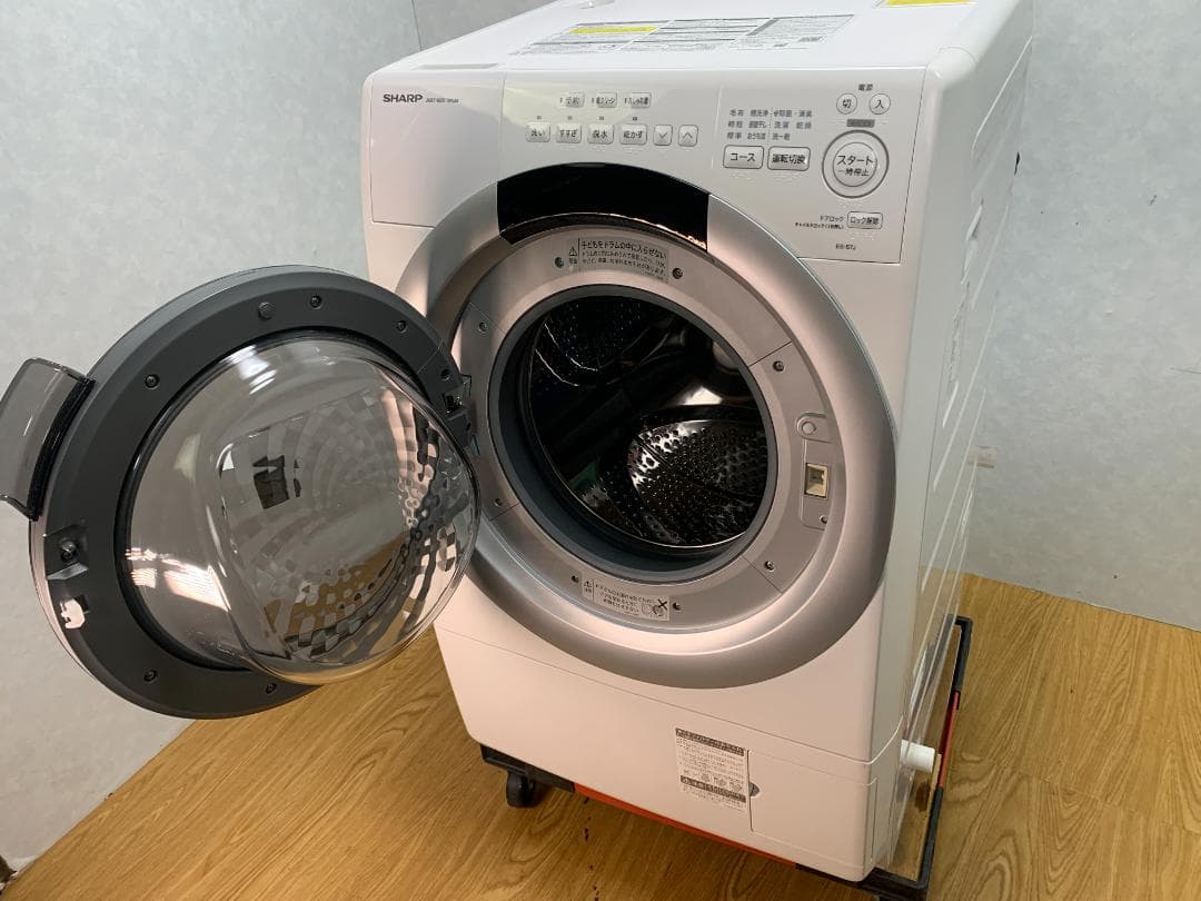 K★★063 シャープ ドラム式洗濯機 ES-S7J-WL 設置無料 2024年
