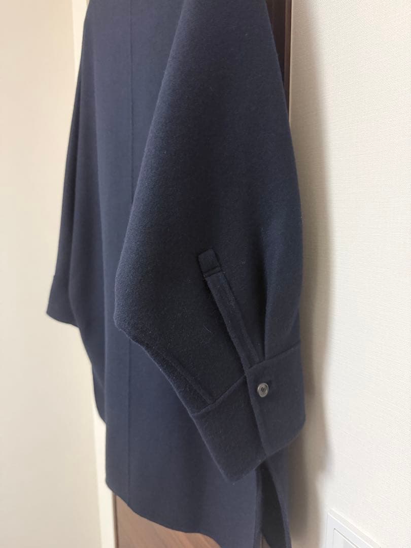 エブール ebure ネイビーハーフコート