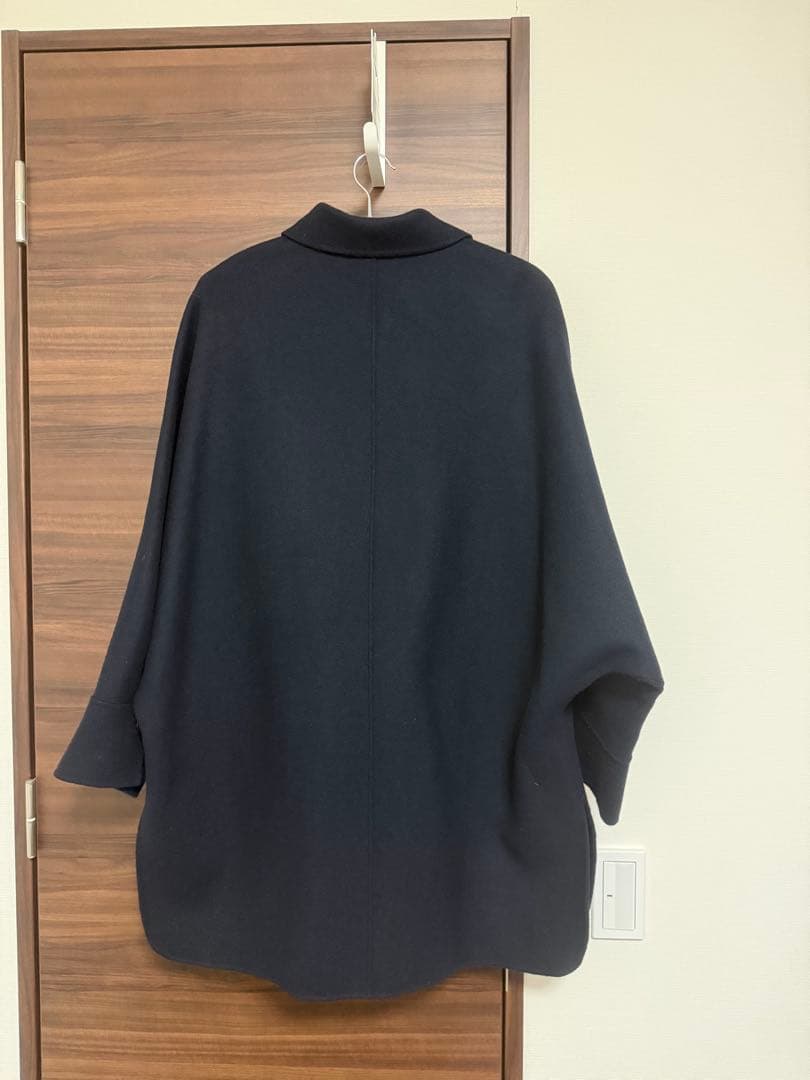 エブール ebure ネイビーハーフコート