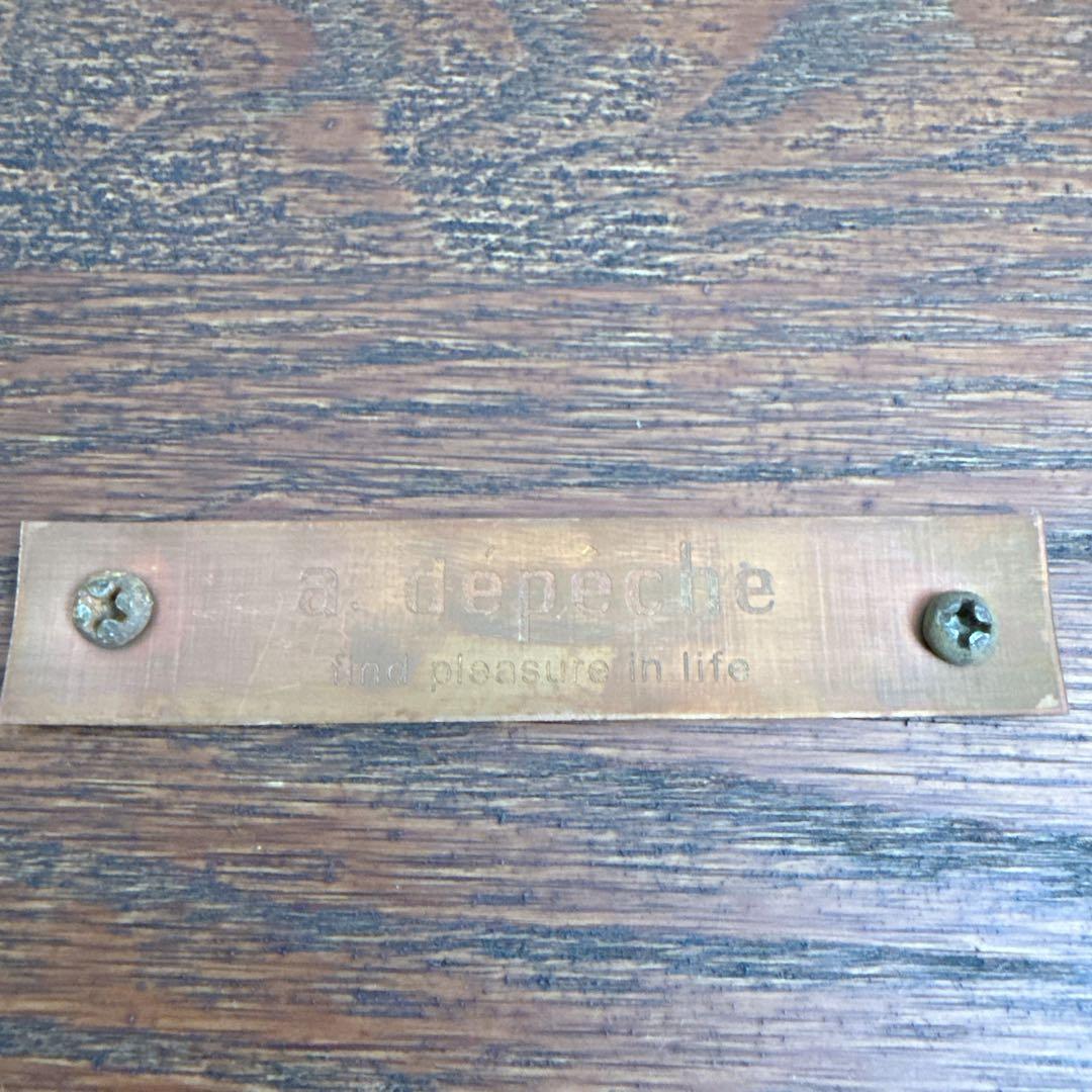 ② アデペシュ a.depeche アイアンハイスツール