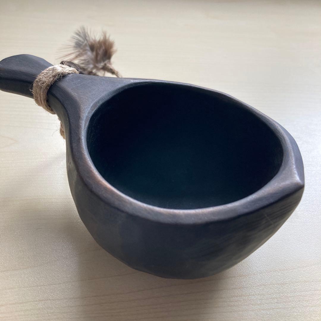 【新品】ソウルオブシベリア #1 ブラックペンダント　No.1813 ククサ