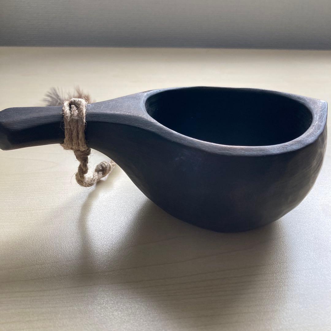 【新品】ソウルオブシベリア #1 ブラックペンダント　No.1813 ククサ