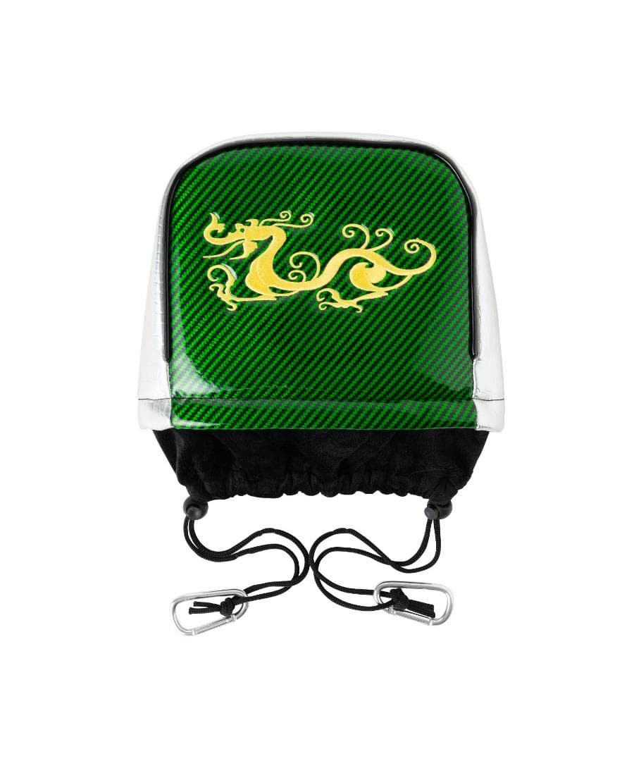 新品☆ダンスウィズドラゴン キャディバック＆ヘッドカバー７つセット☆定価17万円