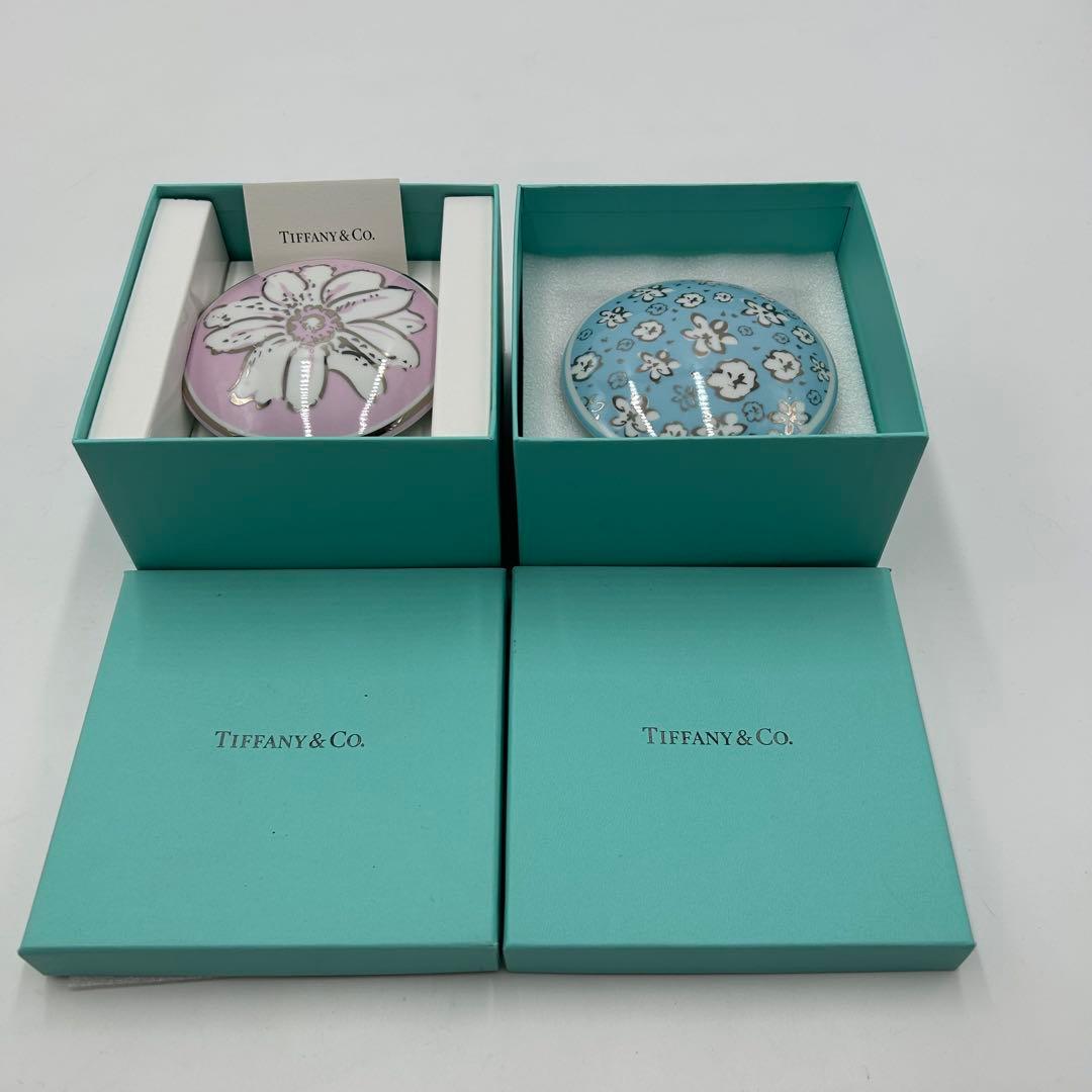 未使用　ティファニー 小物入れ 2個　ボンボニエール TIFFANY&Co.