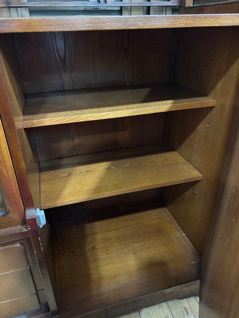 T60 飾り棚 レトロ 和 ガラス扉