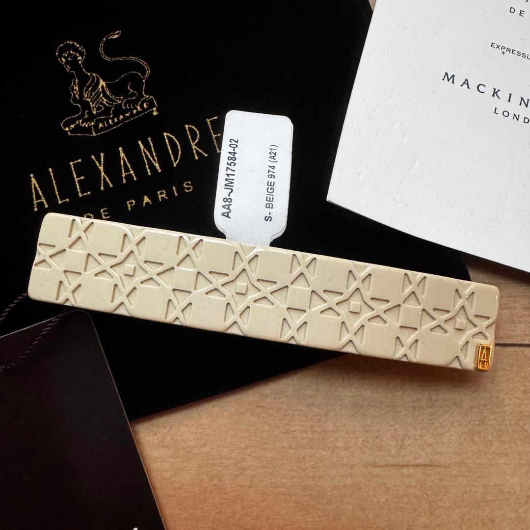 新品■ALEXANDRE DE PARIS■マッキントッシュコラボバレッタ