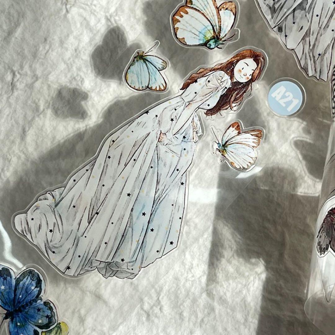 新品　DINGDING　21幻　PET霧面型抜きタイプマスキングテープ　10m