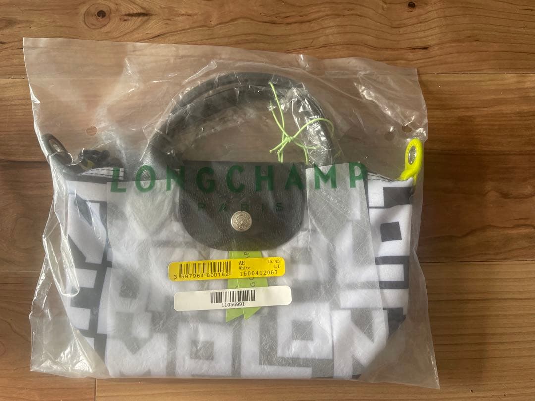 未使用品 LONGCHAMP ロゴプリント プリアージュ ショルダーバッグ