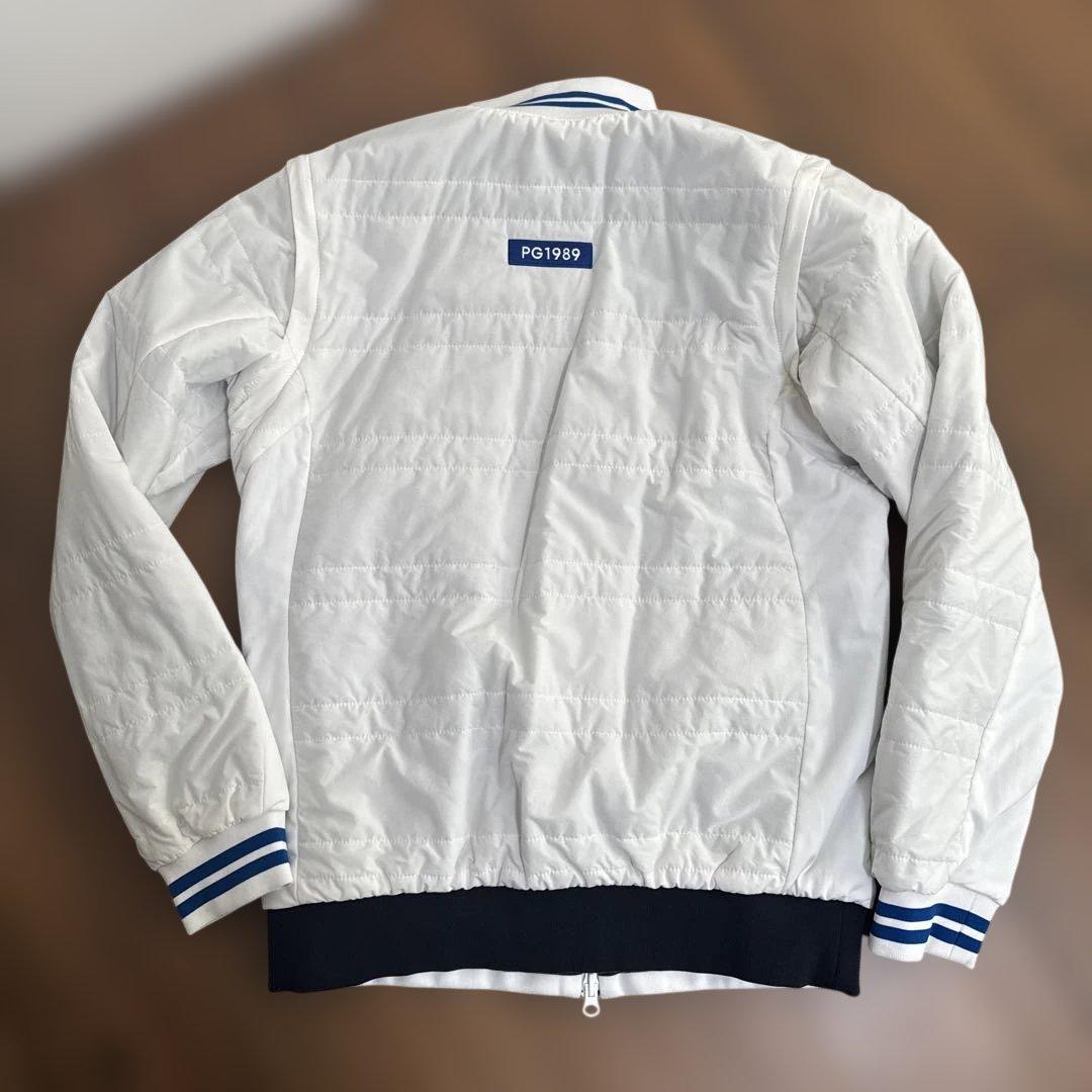 専用　パーリーゲイツ 中綿　リバーシブルブルゾン　4 ホワイト　ネイビー　ベスト