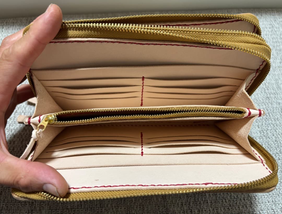 コバさん専用 ヌメ革財布付きクラッチバック