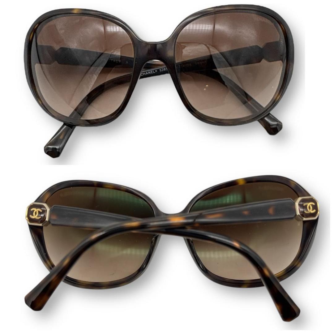 希少 CHANEL sunglasses coco brown vintage