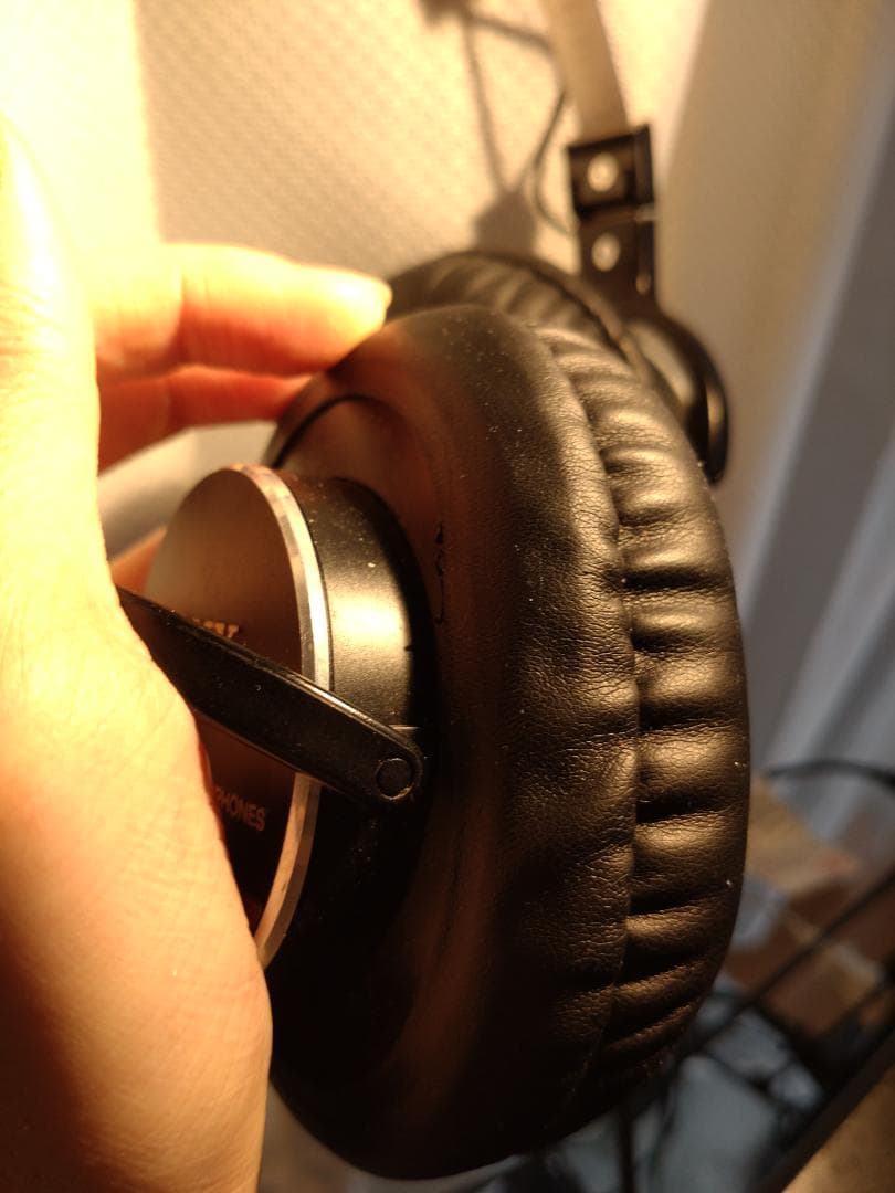 SONY MDR-CD900ST 有線ヘッドホン ※イヤーパッド交換済