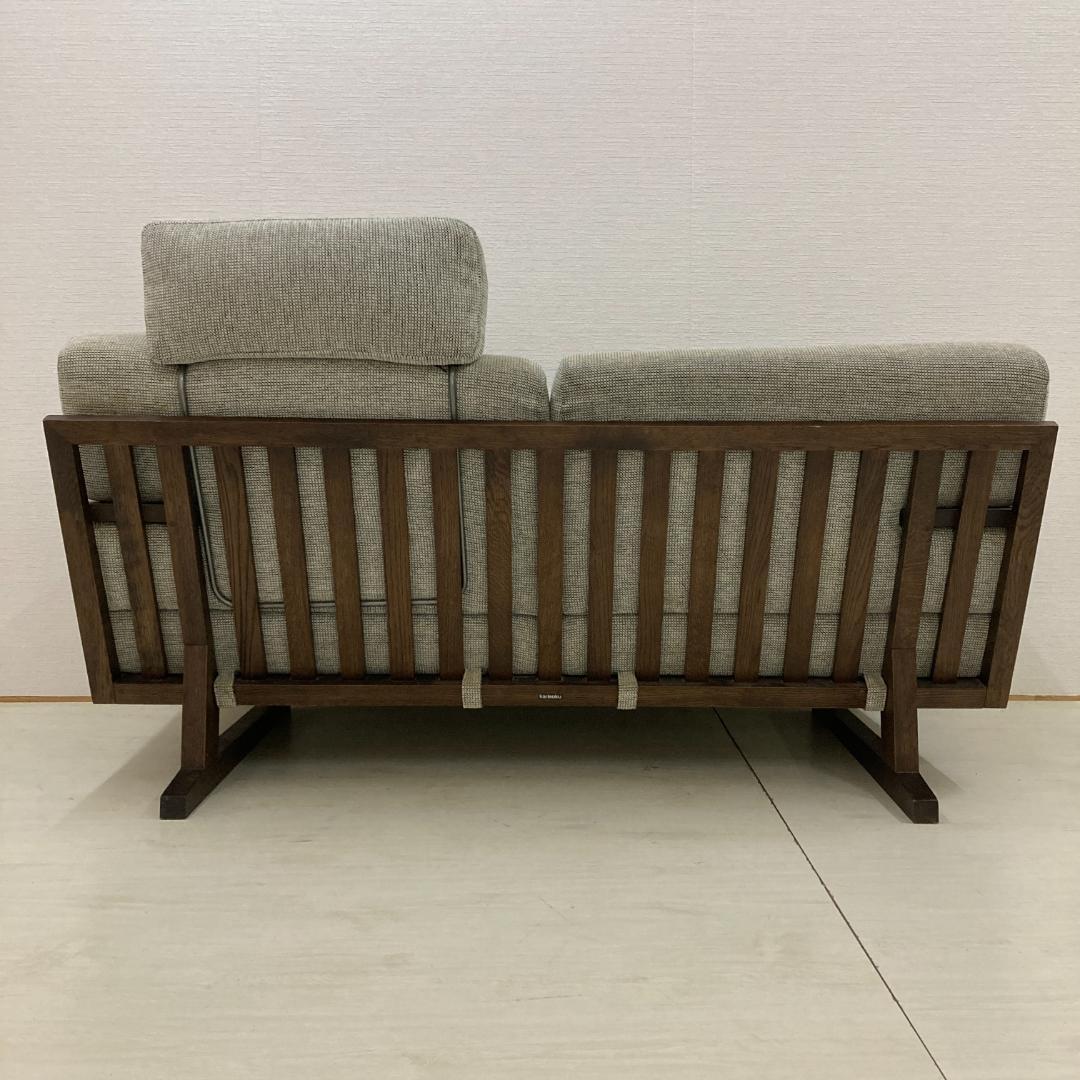 【カリモク】2人掛けソファ　WU47　無垢材　オーク材