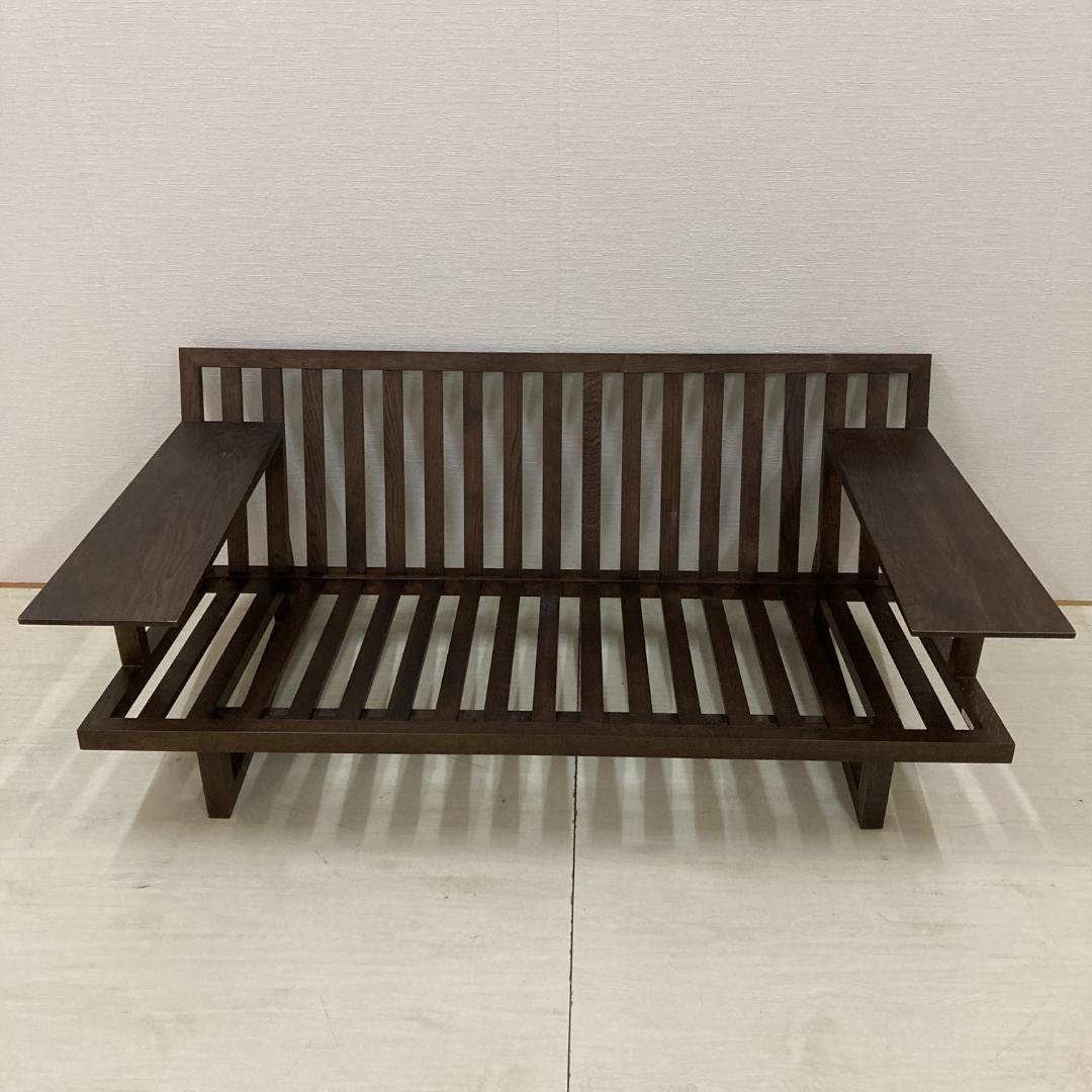 【カリモク】2人掛けソファ　WU47　無垢材　オーク材