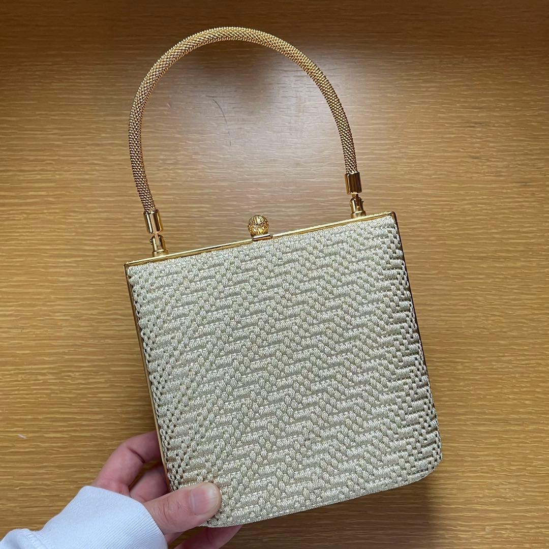 ゴールド スクエア 和装用バッグ