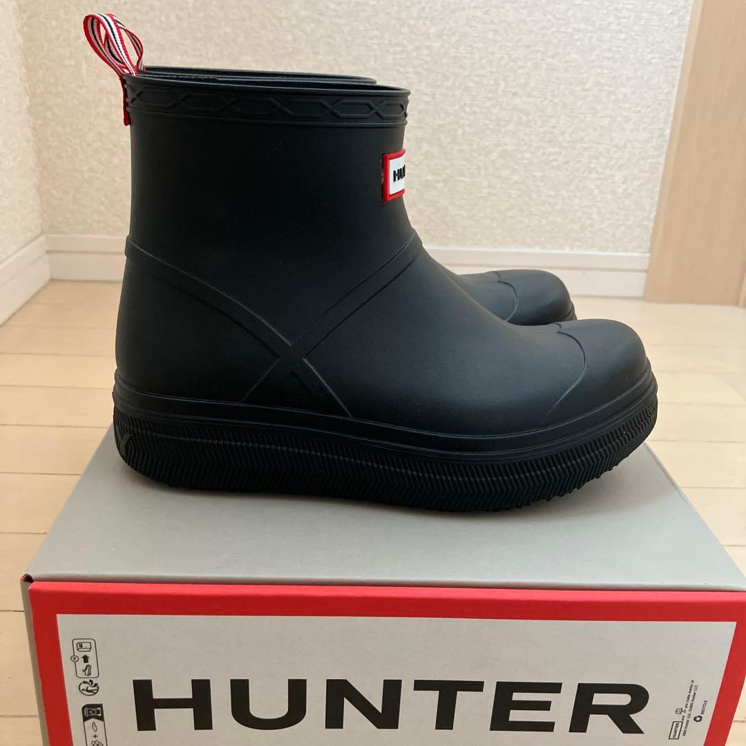 ［国内正規品］ハンター　レインブーツ　ショートタイプ　ブラック