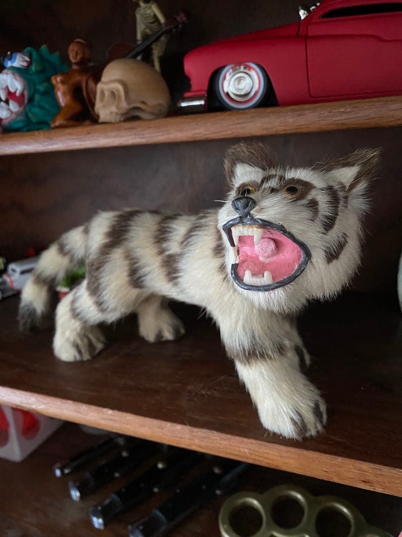 虎 タイガー 剥製 置物 ロカビリー tattoo ホットロッド クリームソーダ