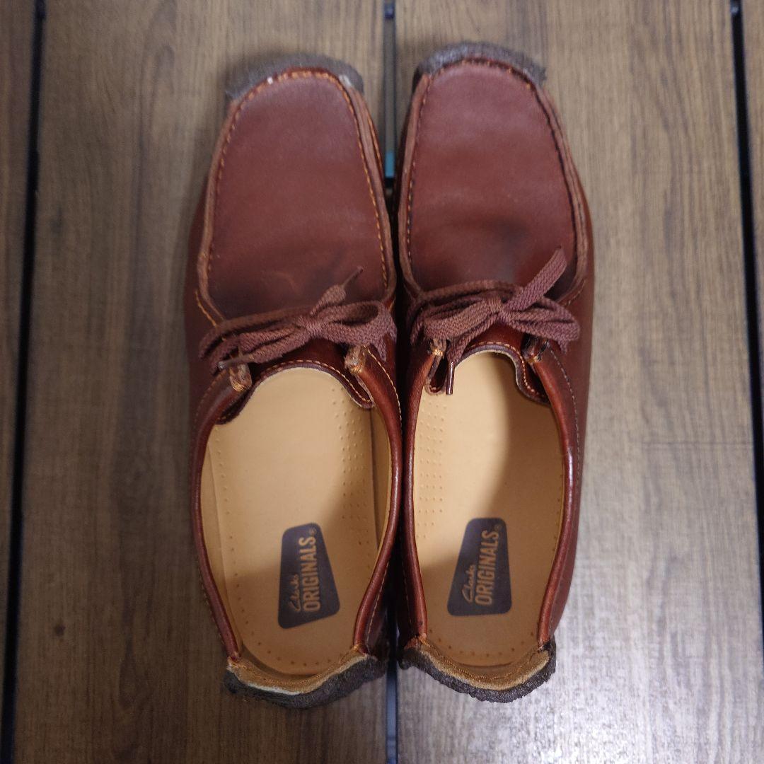 【極美品】clarks クラークス ナタリー レザー レースアップ 26cm