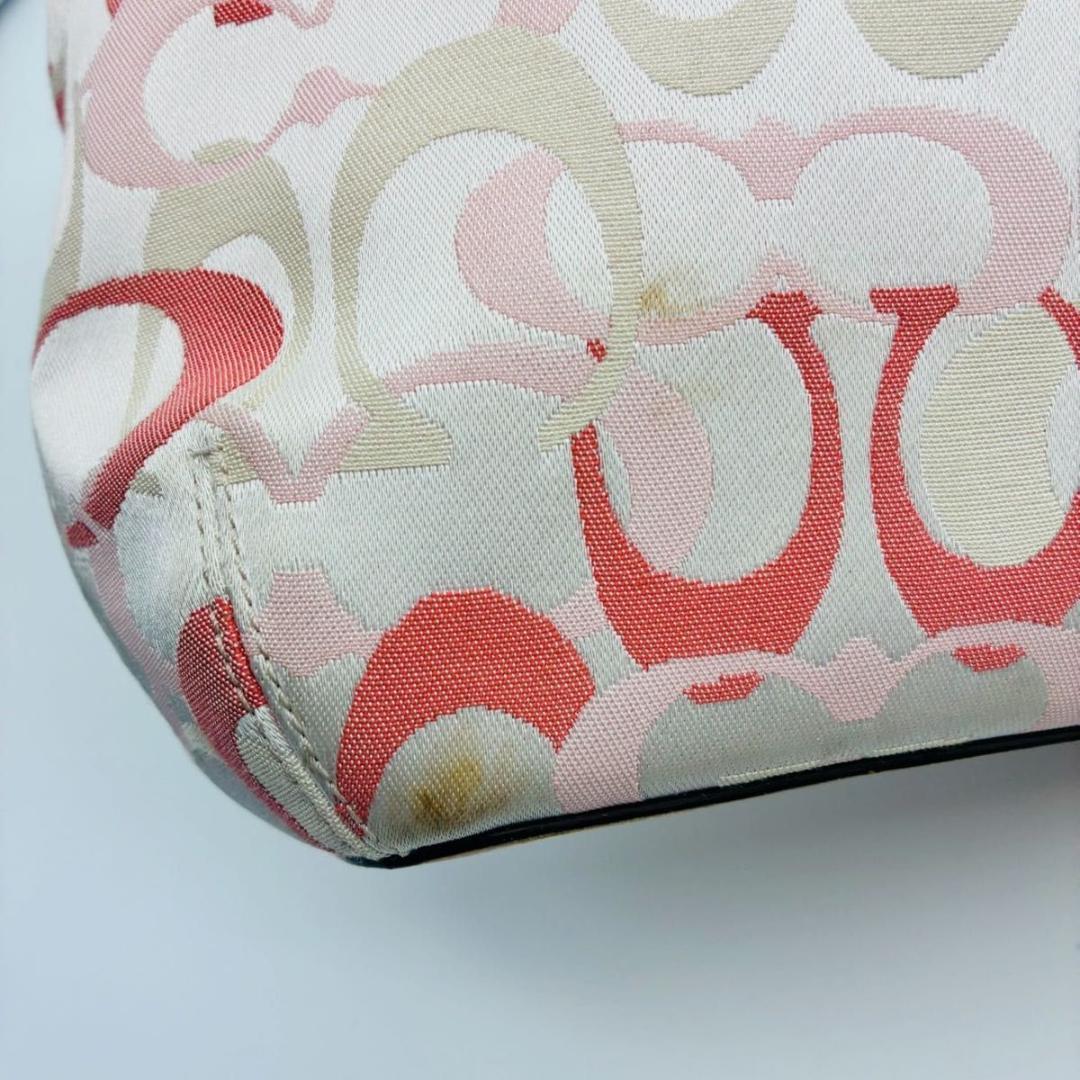 バッグ Coach Signature Bag Pink one shoulder