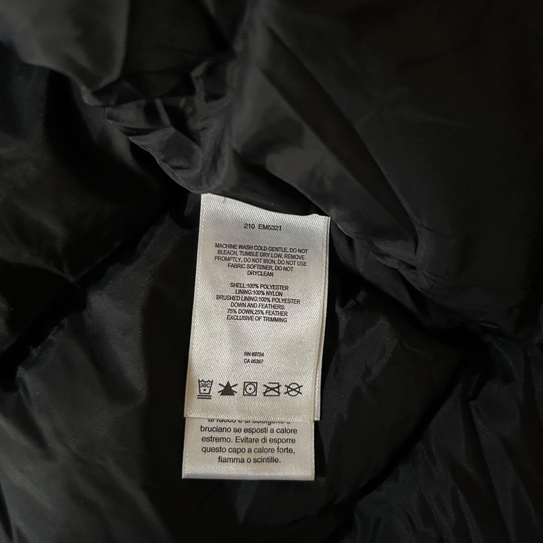 古着Colombiaコロンビア中綿ダウンジャケットドローコード刺繍ロゴ短丈テック