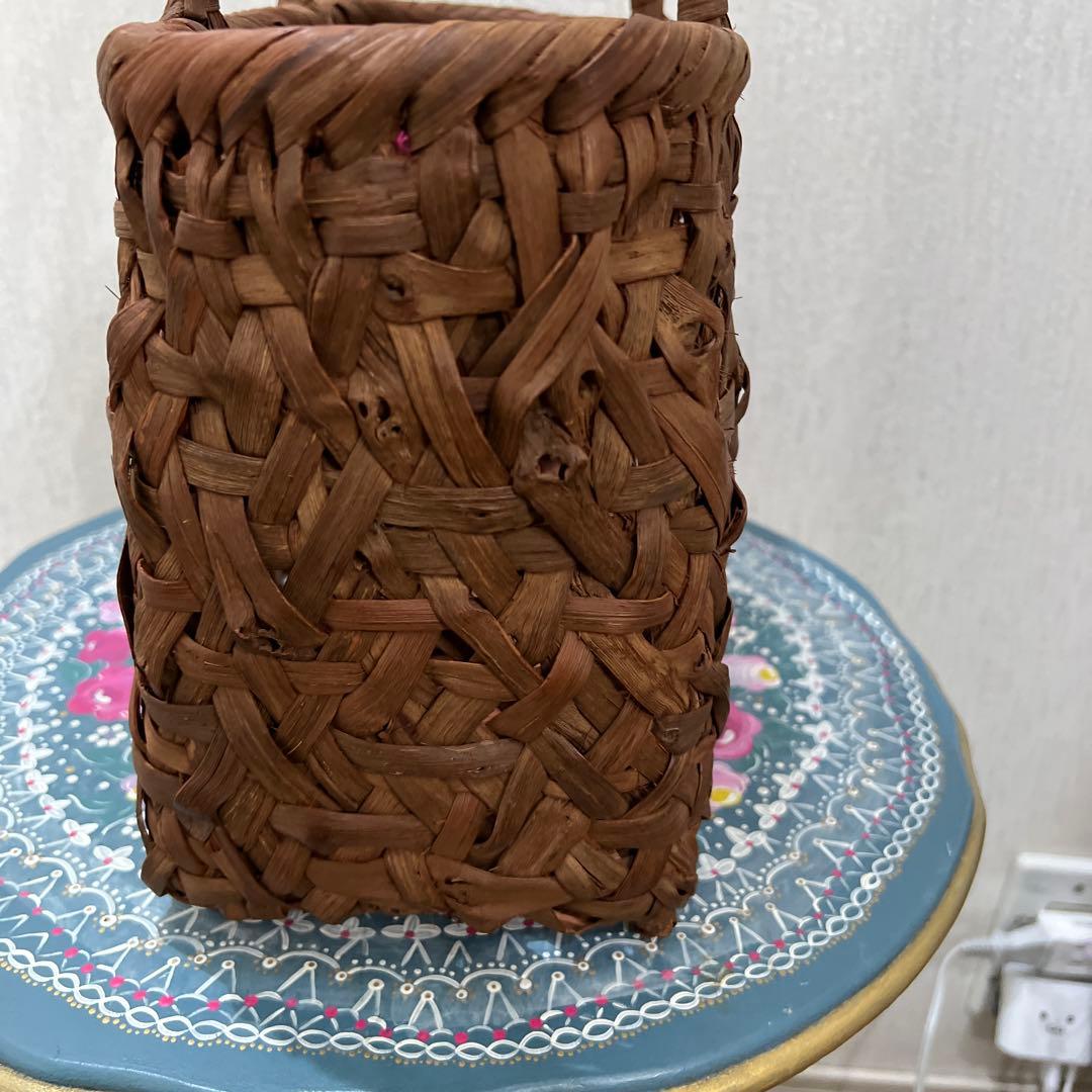 n*5様 〈最後値下げ〉山葡萄のかごバッグ　乱れ編み